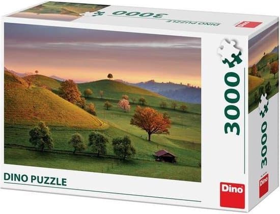 Dinotoys Dino Puzzle - Le soleil se lève en Swiss Svycarsko - 3000 pièces