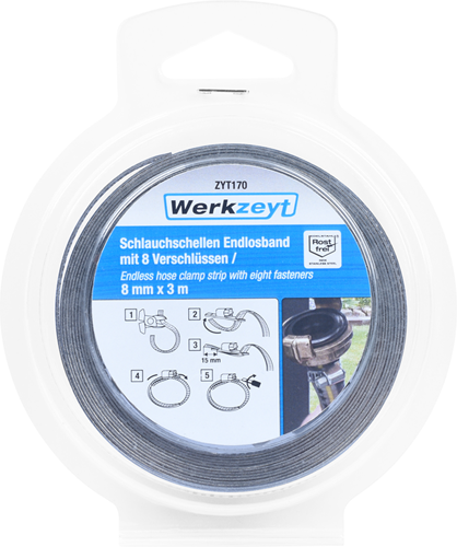 Collier de serrage Werkzeyt infini 8mmx3m - zyt170