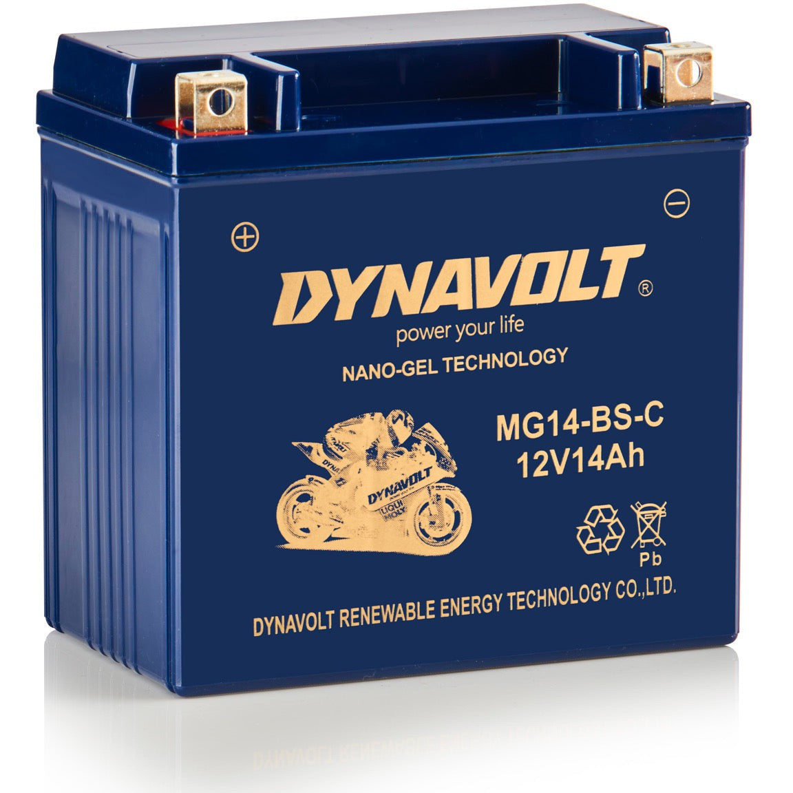Batterie Dynavolt MG14-BS-C (YTX14-BS)