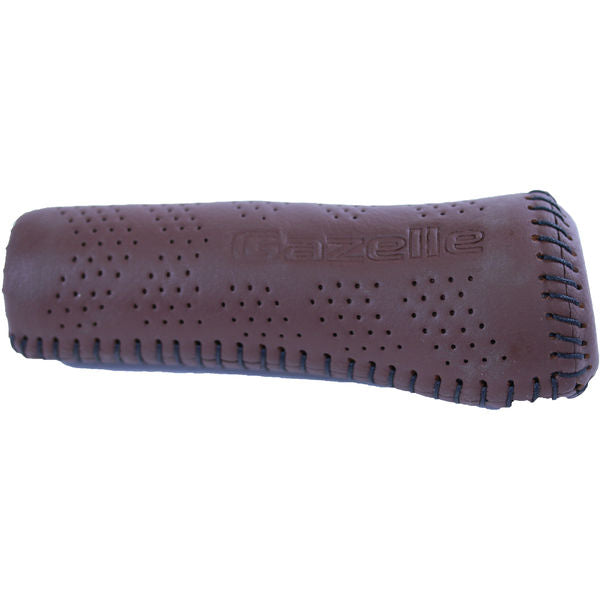 Gazelle Handle gauche 132 mm en cuir aérodynamique Brunez brun brun 54027940050