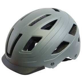 Casque Qt cycle tech style urbain gris mat taille m 54-58 cm 2810386