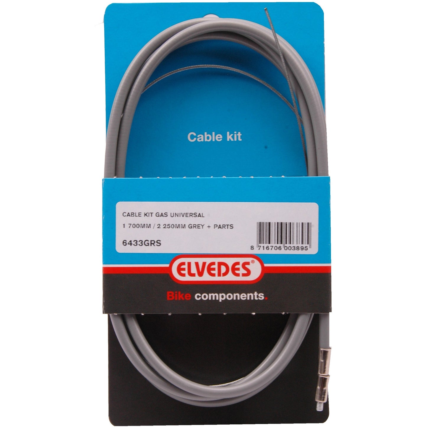 Câble à gaz Elvedes Ton gris (6433 GRS)