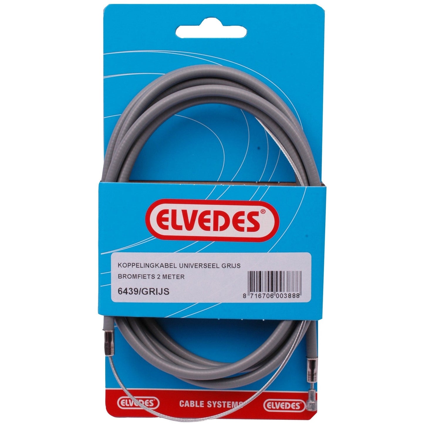 Câble d'embrayage Elvedes 2.00m Gray Universal
