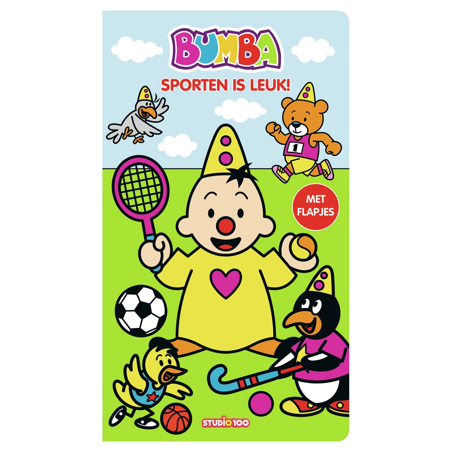 Studio 100 Book en carton avec des volets Sports est amusant!