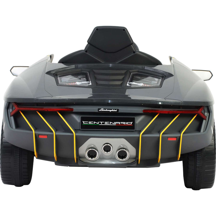 Lamborghini Centenario Gray Electric Car avec télécommande 12 volts