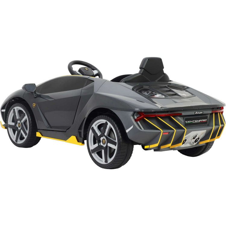 Lamborghini Centenario Gray Electric Car avec télécommande 12 volts