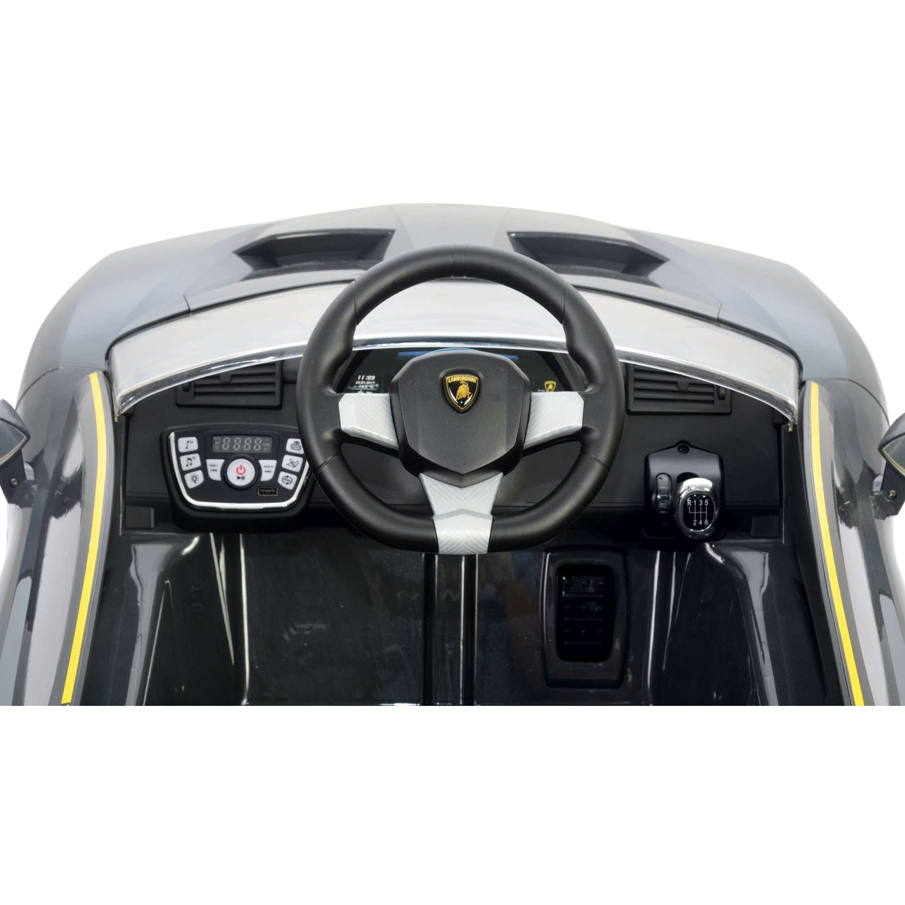 Lamborghini Centenario Gray Electric Car avec télécommande 12 volts