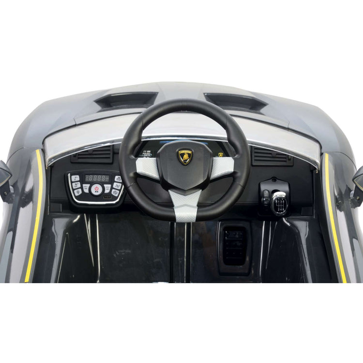 Lamborghini Centenario Gray Electric Car avec télécommande 12 volts