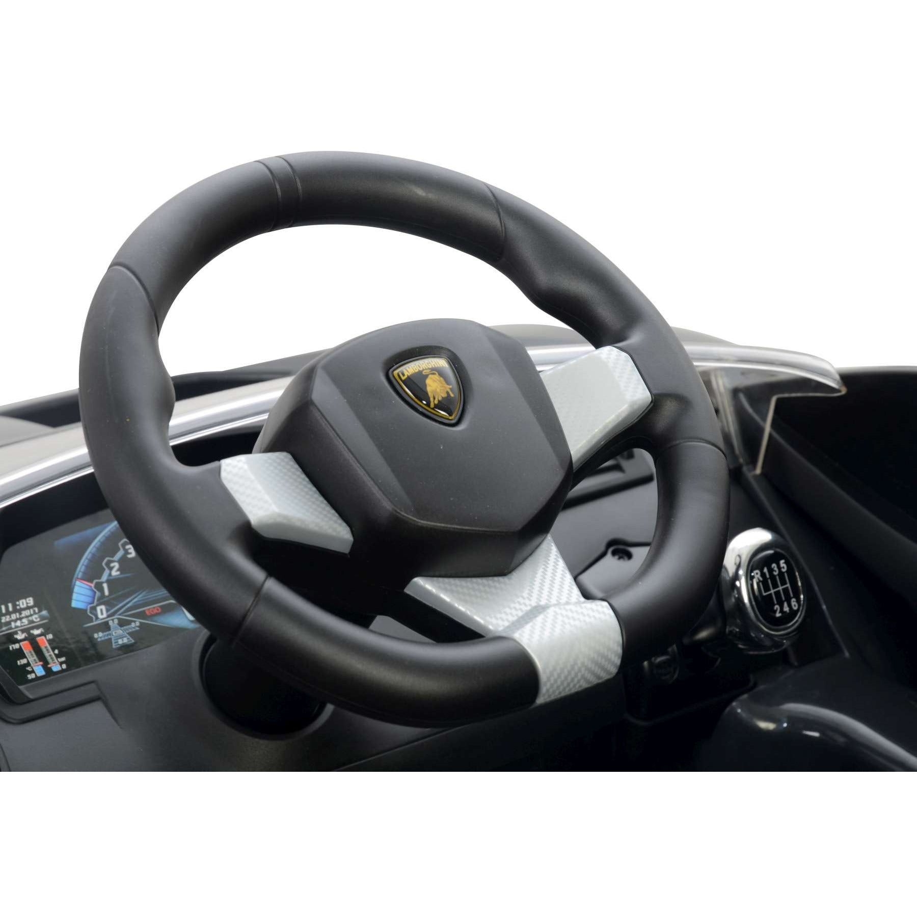 Lamborghini Centenario Gray Electric Car avec télécommande 12 volts