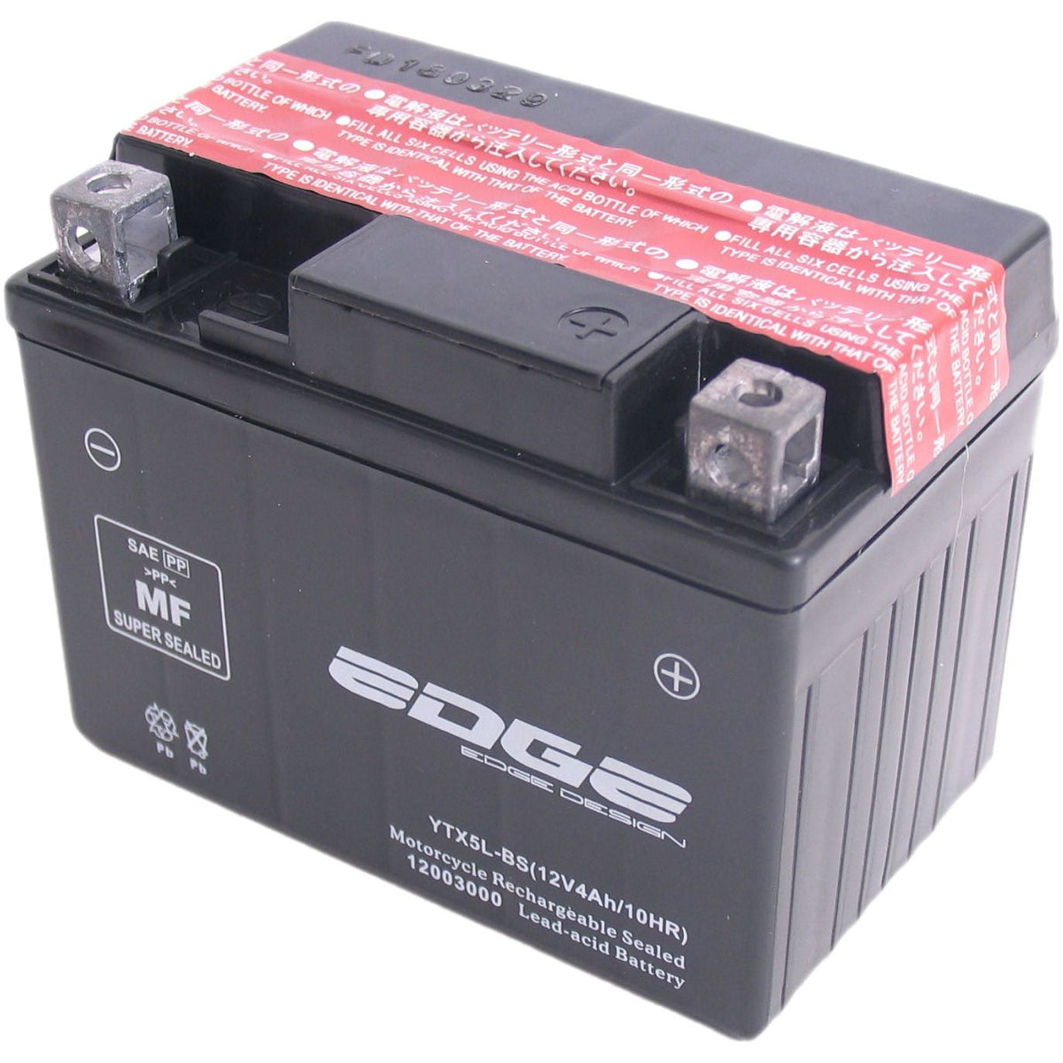 Batterie de bord CTX5-lb avec emballage acide (11 x 7 x 8,5 cm)