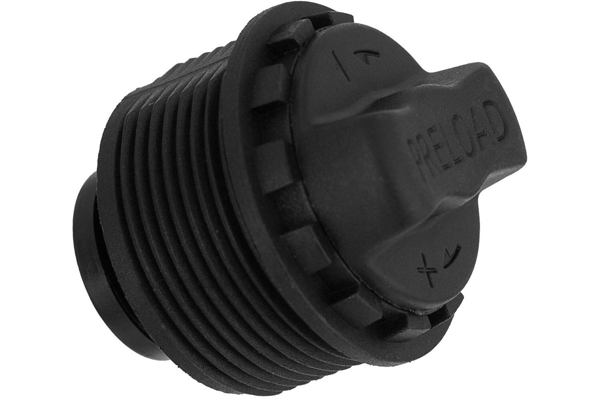 Bouton de réglage de la précharge Srsuntour Suntour Ø 28 FKE008-11 Black 4 Pieces