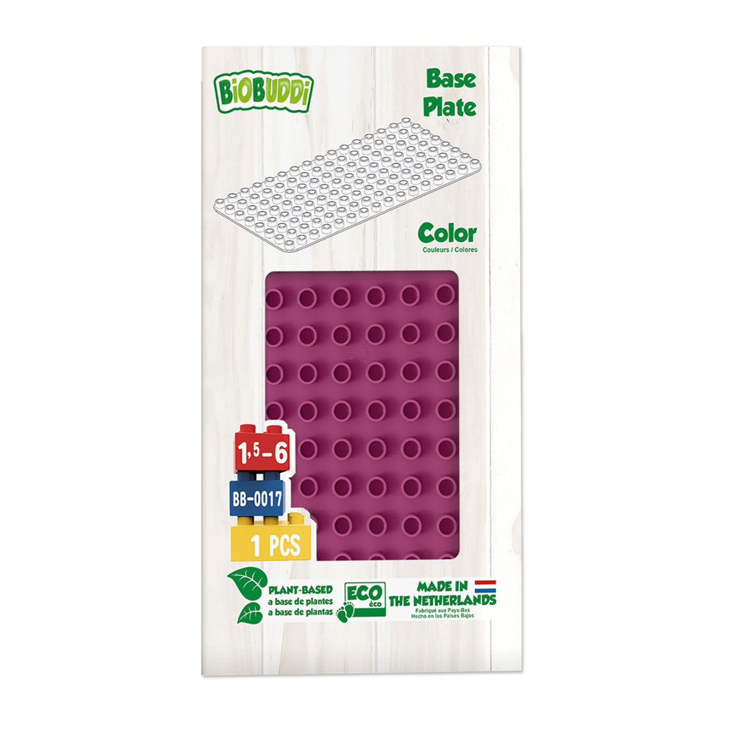 Biobuddi Plaque de base rose