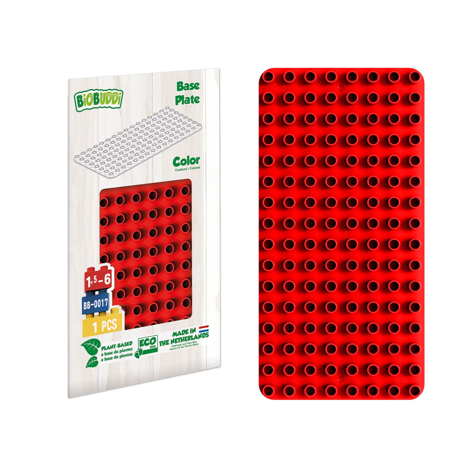 Plaque de base biobuddi rouge