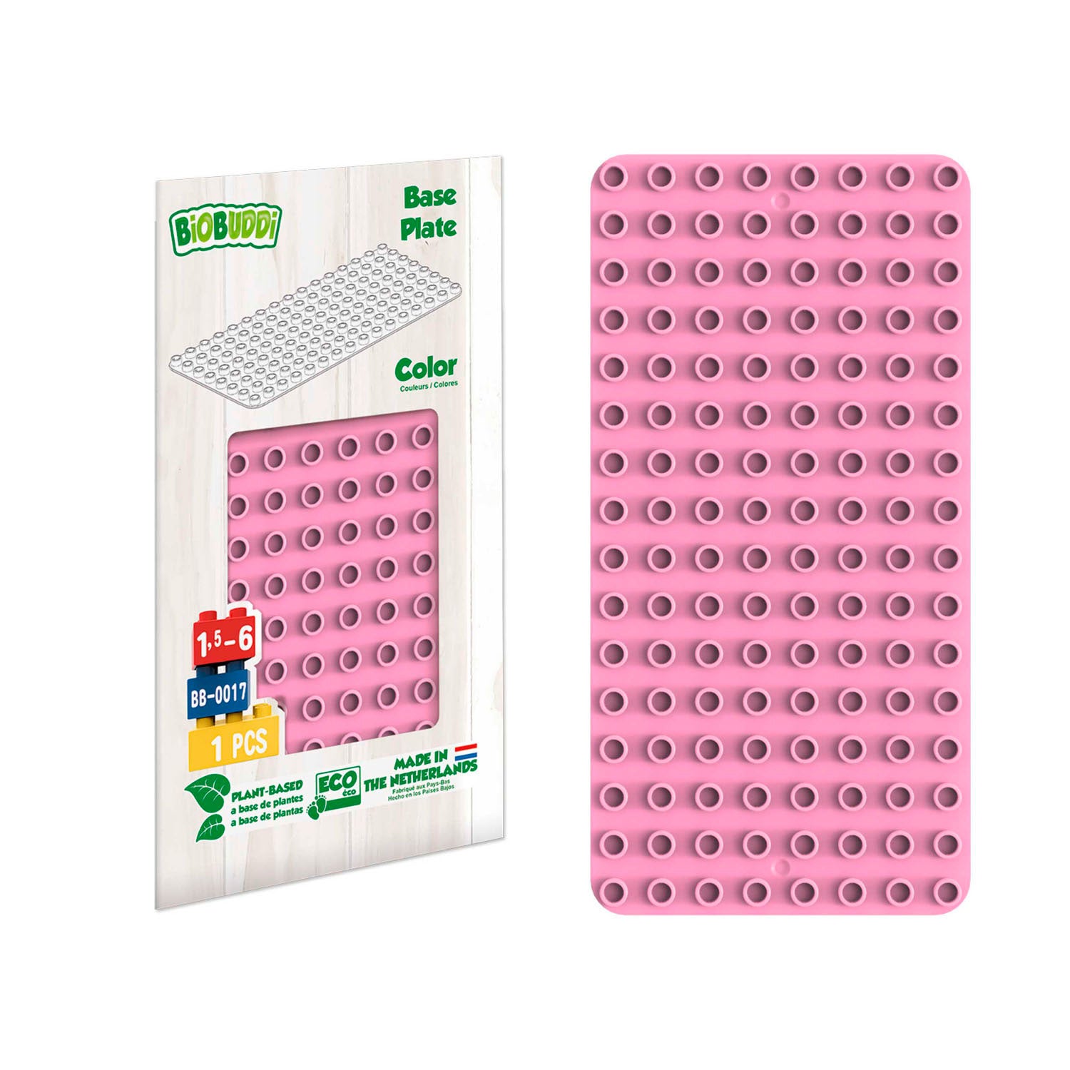 Plaque de base biobuddi rose clair