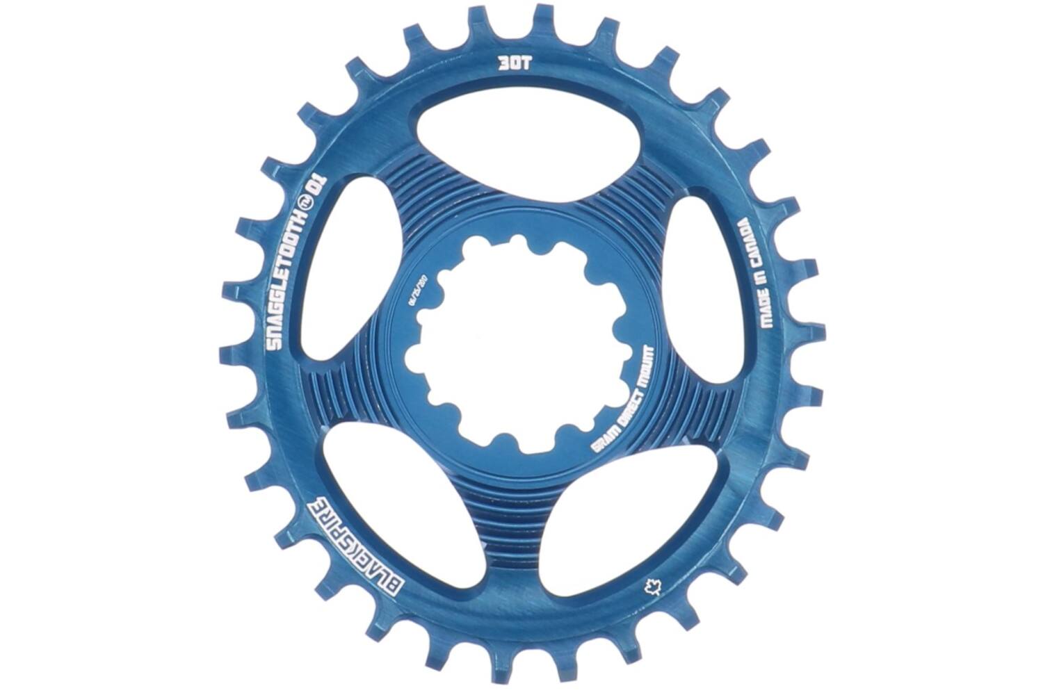 Blackspire - - Chain Top Snaggletooth ovale Sram Spline 30 6 mm Offset bleu