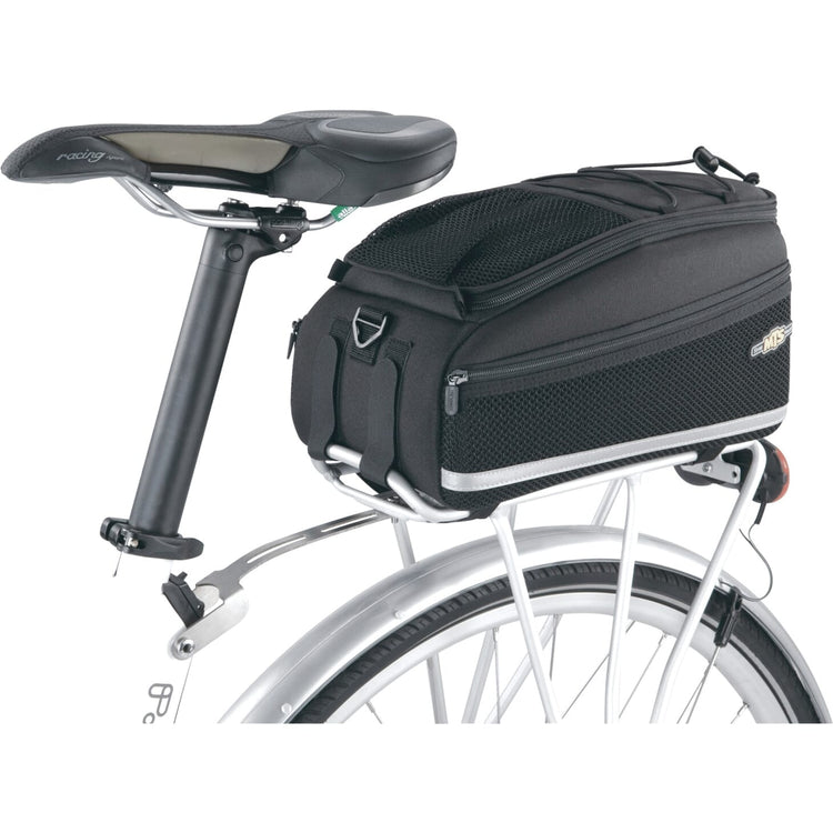TOPEK DRAGERTAS MTS TRUNKBAG DXP - Noir, 22,6L, Velcro, résistant à l'eau, porte-bouteille