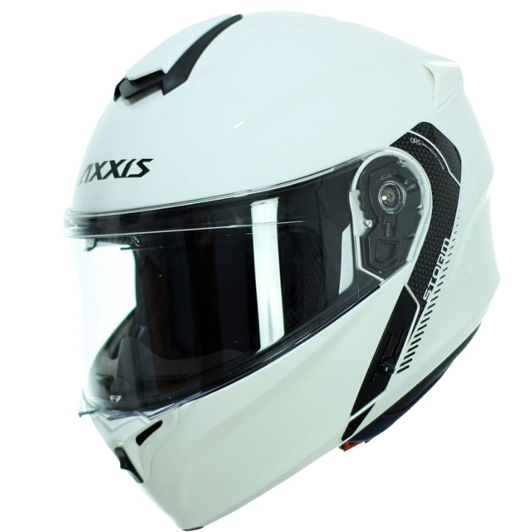 Axxis Helm Storm Solid brillant blanc m