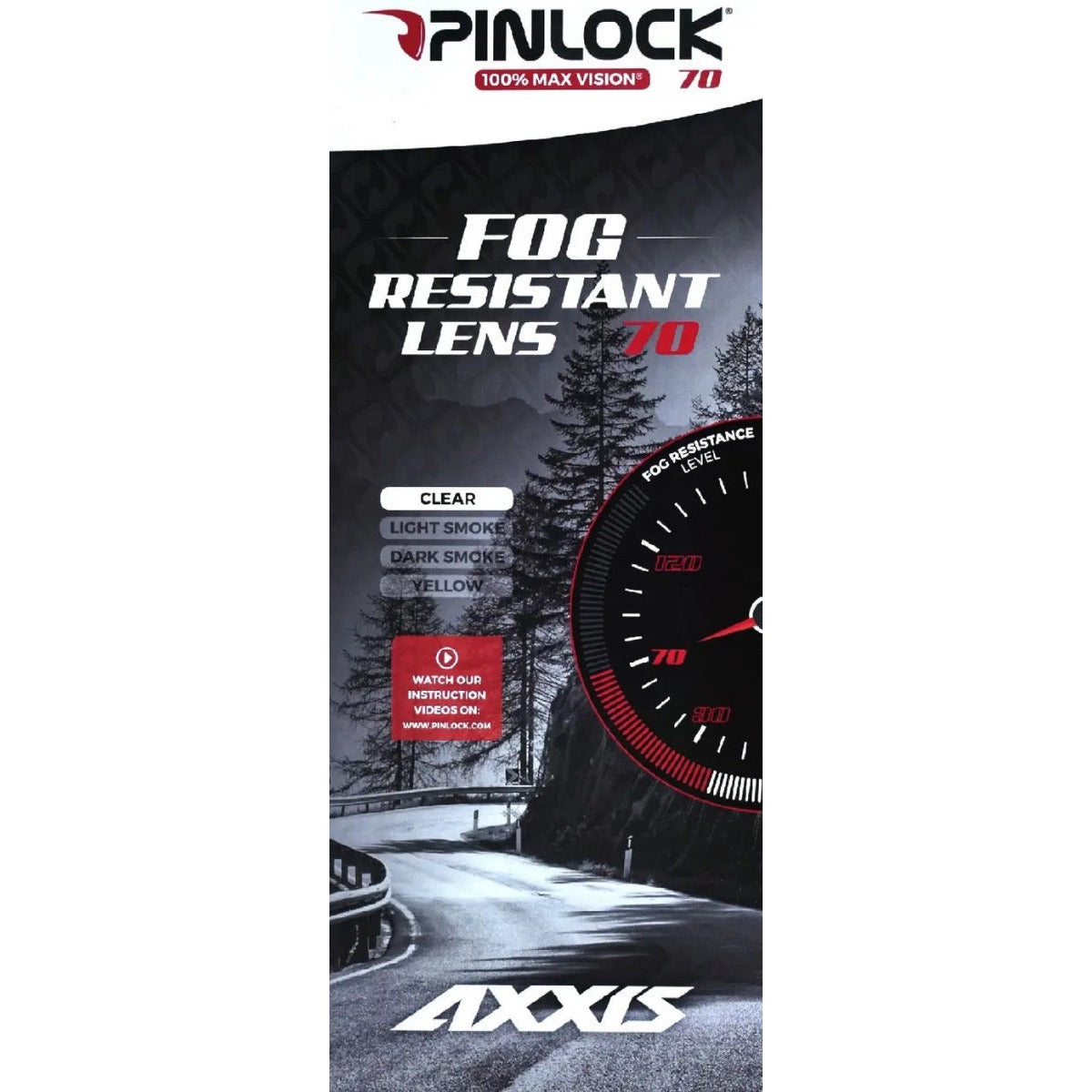 Axxis Pinlock vizir Clear 70 | casque