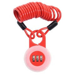QT CYCLE TECH Porte-numéros en spirale 1200 3mm Rouge