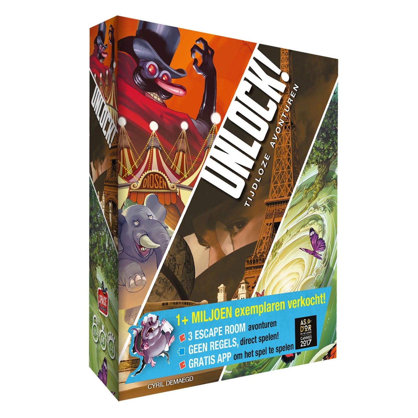 Asmodee déverrouille! 6 aventures intemporelles