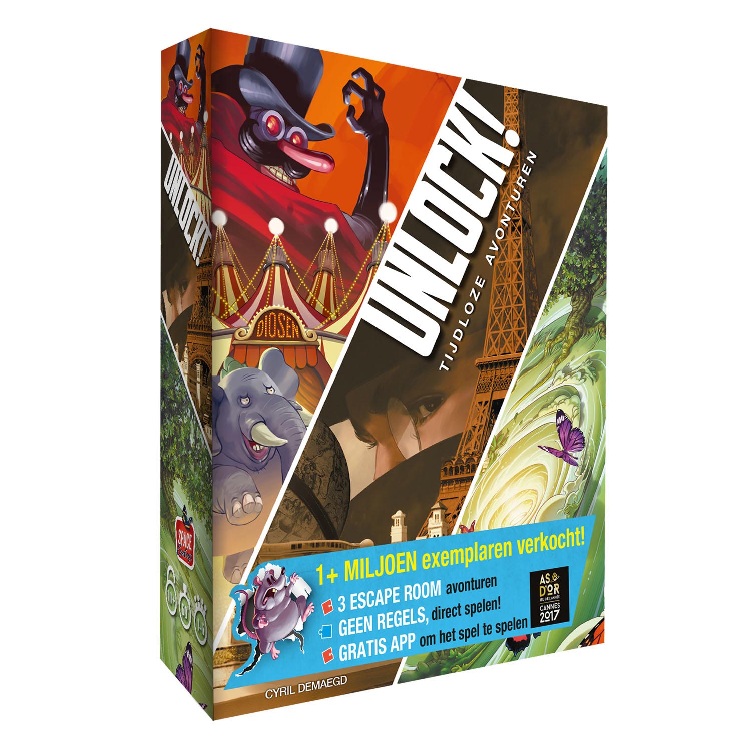Asmodee déverrouille! 6 aventures intemporelles