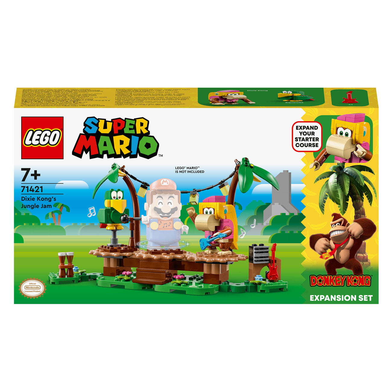 LEGO LEGO Super Mario 71421 Set Expansion: Dixie Kongs Jungleshow