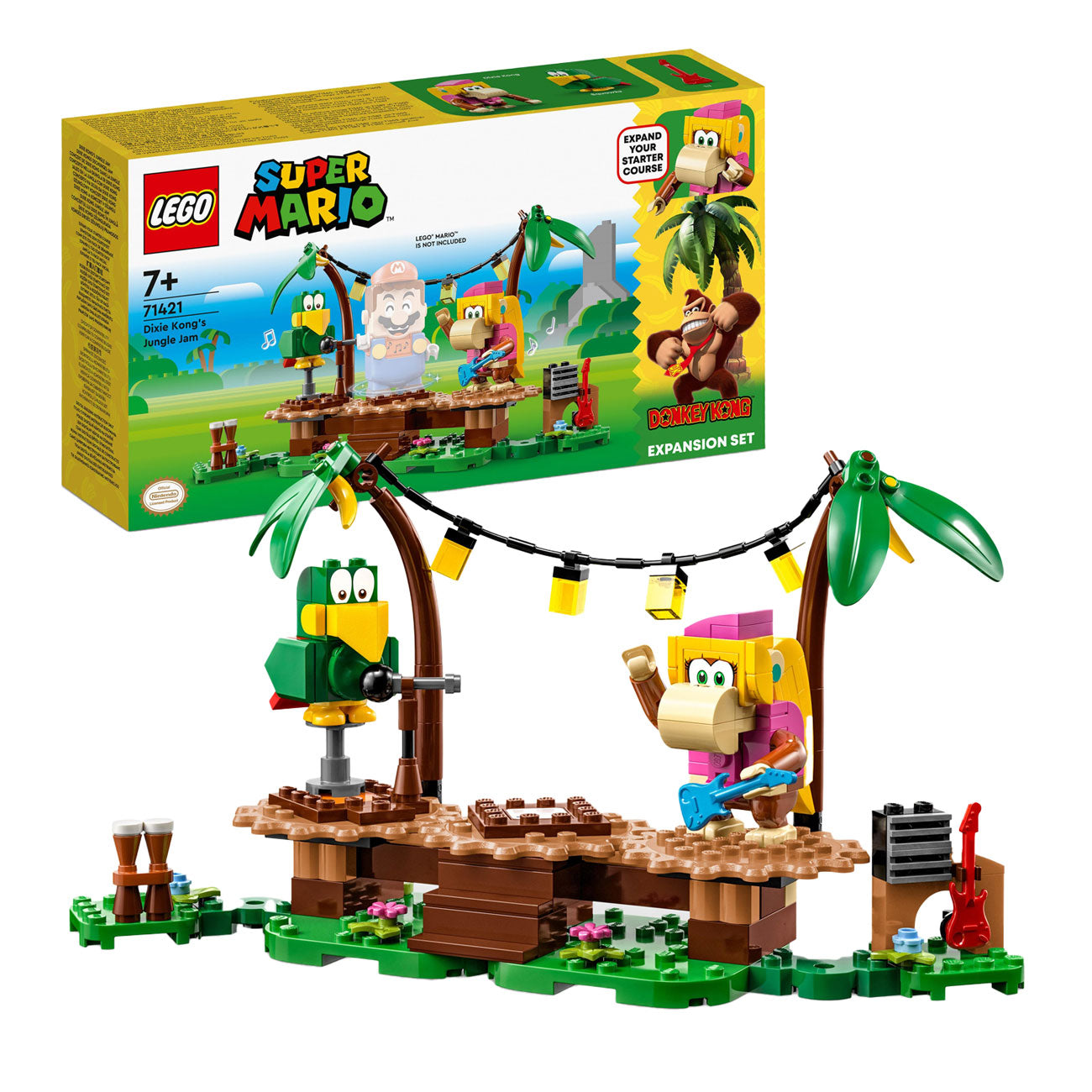 LEGO LEGO Super Mario 71421 Set Expansion: Dixie Kongs Jungleshow