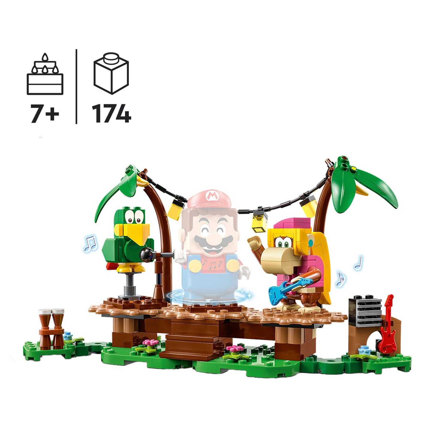 LEGO LEGO Super Mario 71421 Set Expansion: Dixie Kongs Jungleshow