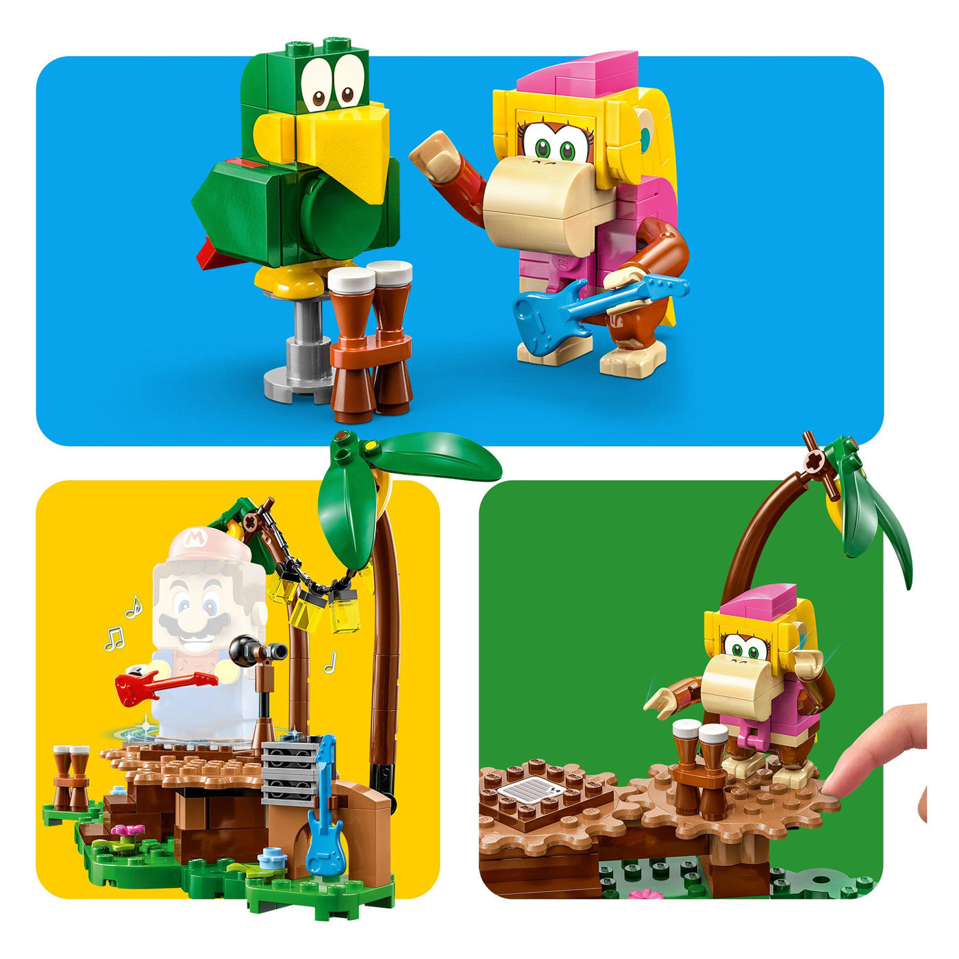 LEGO LEGO Super Mario 71421 Set Expansion: Dixie Kongs Jungleshow