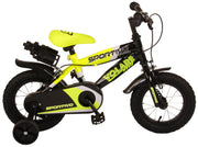 Volare Sportivo Children's Bicycle - Boys - 12 pouces - Black jaune néon - deux freins à main - 95% assemblés - afbeelding 2