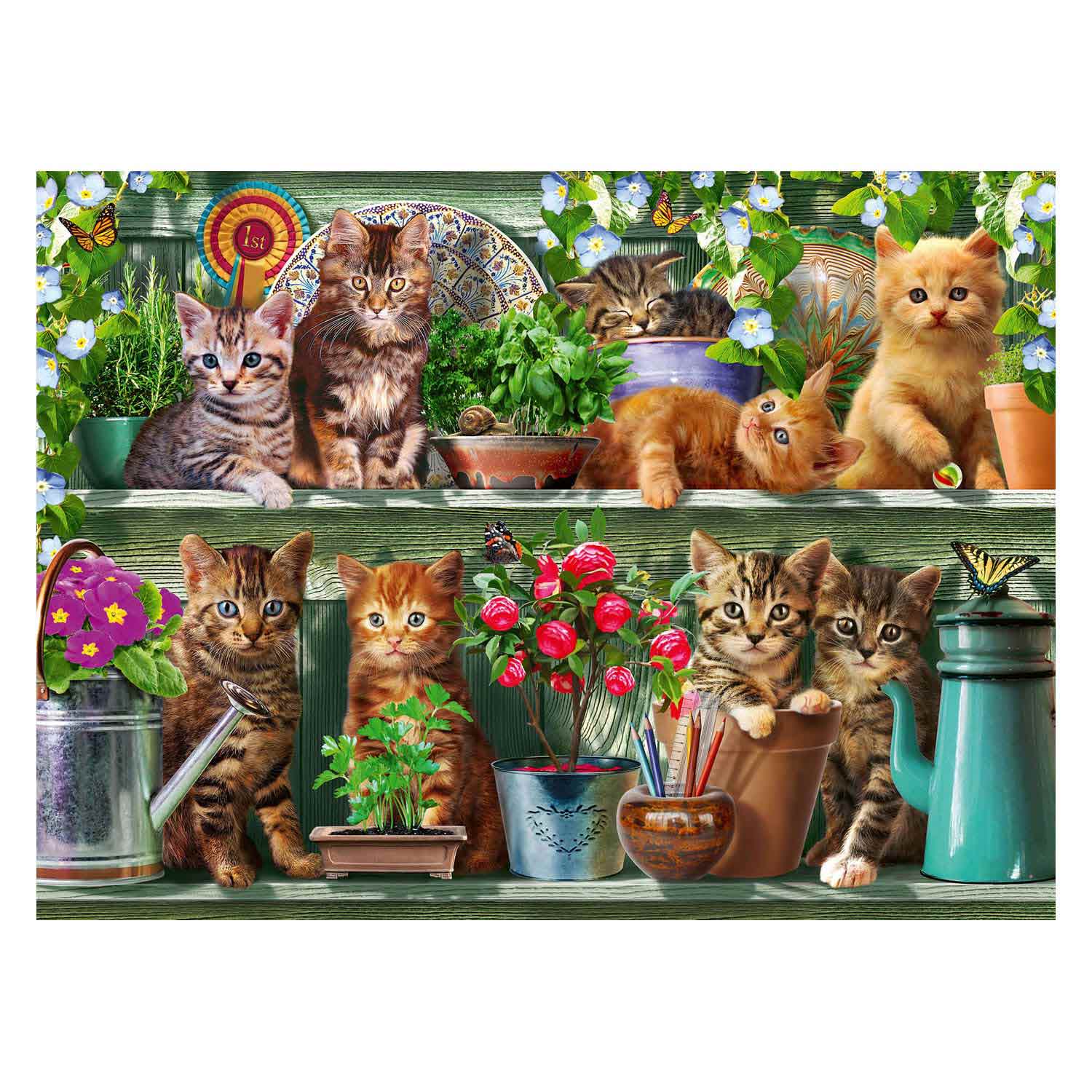 Ravensburger - chatons de puzzle dans le rack 500st.