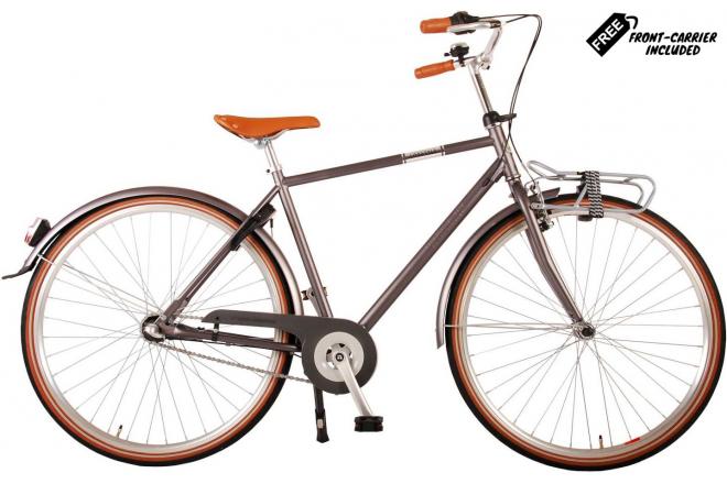 Volare Lifestyle Boy Bike Teen 48 cm Low Saddle Stand Grey 3 Gears