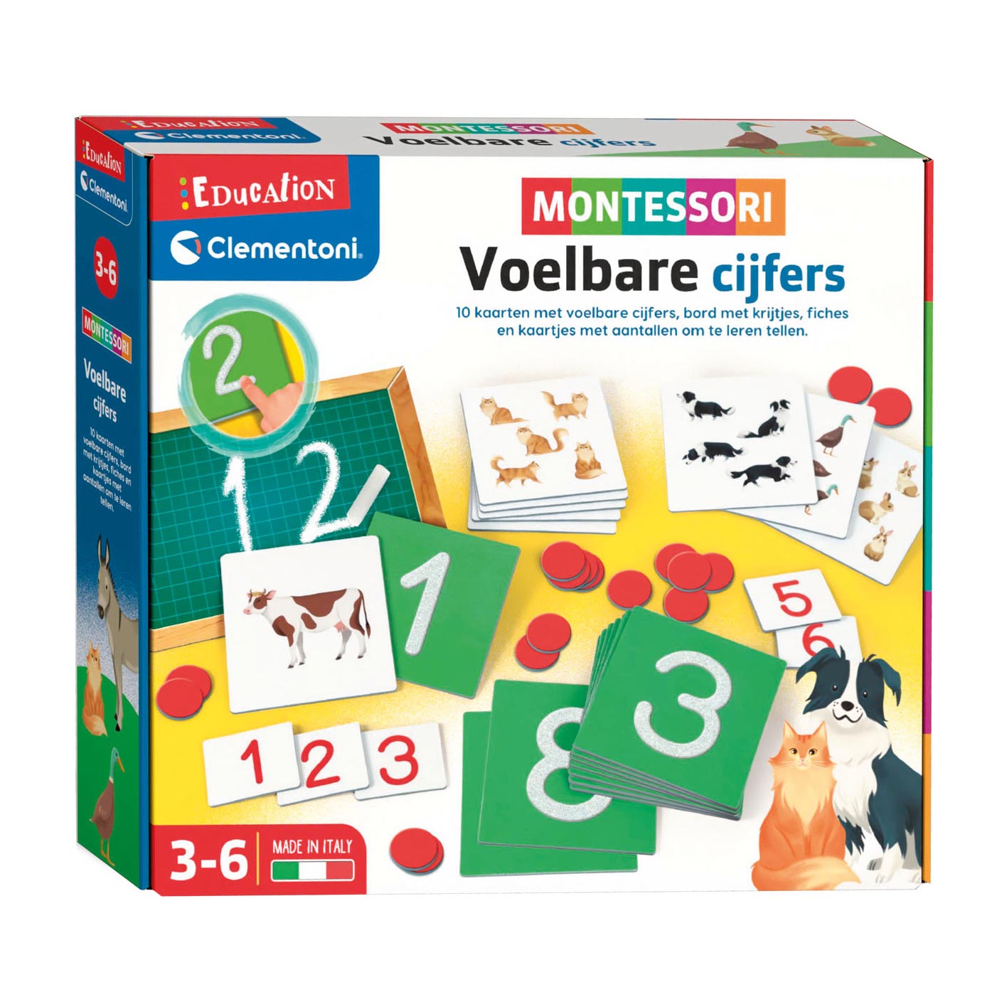 Clementoni Education Montessori Numéro de sensable