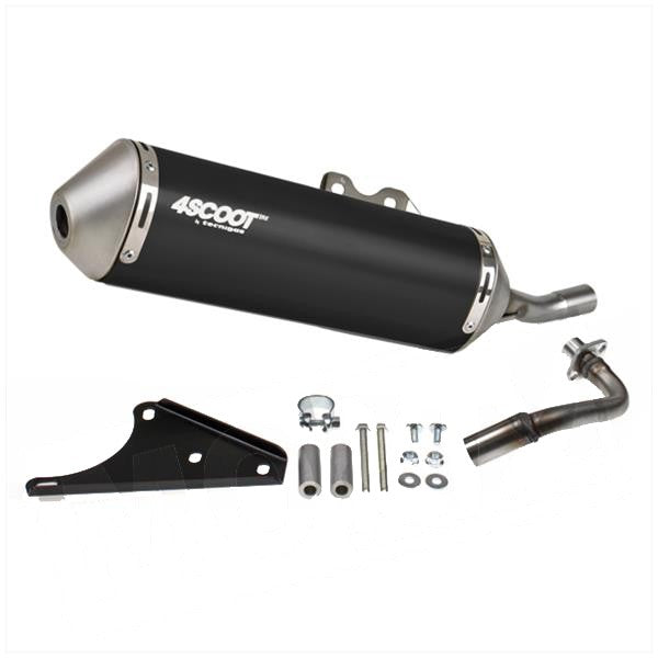 Tecnigas Échappement 4Soot Black | Agilité 50cc 4t Gy6