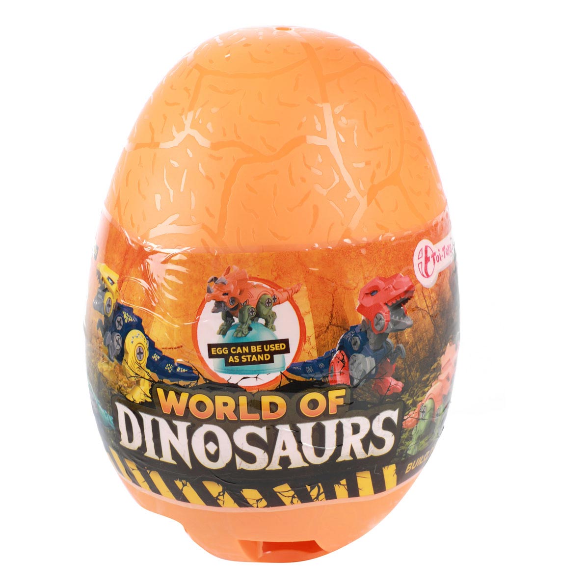 Monde des dinosaures démantelés dans l'œuf