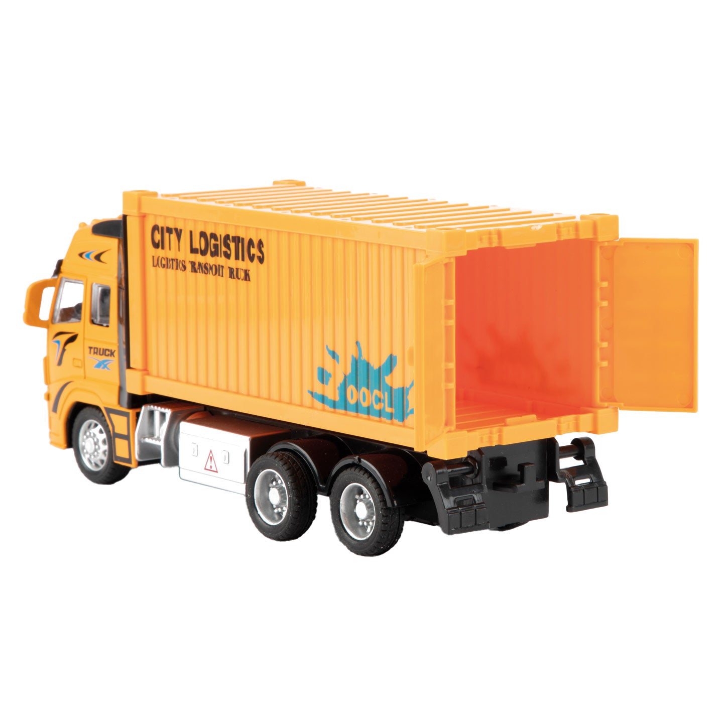 Camion à conteneurs de traction en métal 1:38
