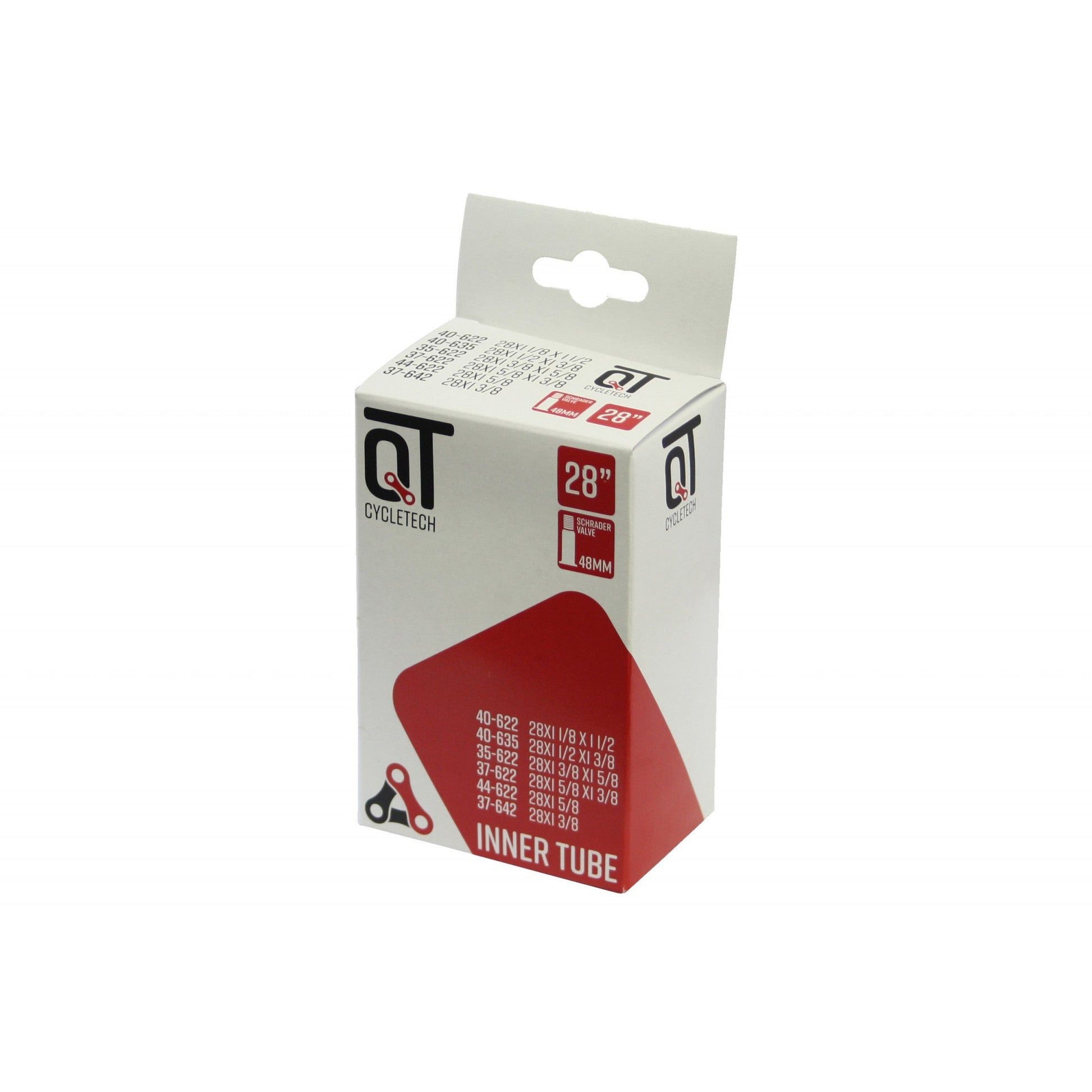 Qtcycletech Qt chambre à air av17 28 inch 37 42-622 28x13 8 av 48 mm 2217376