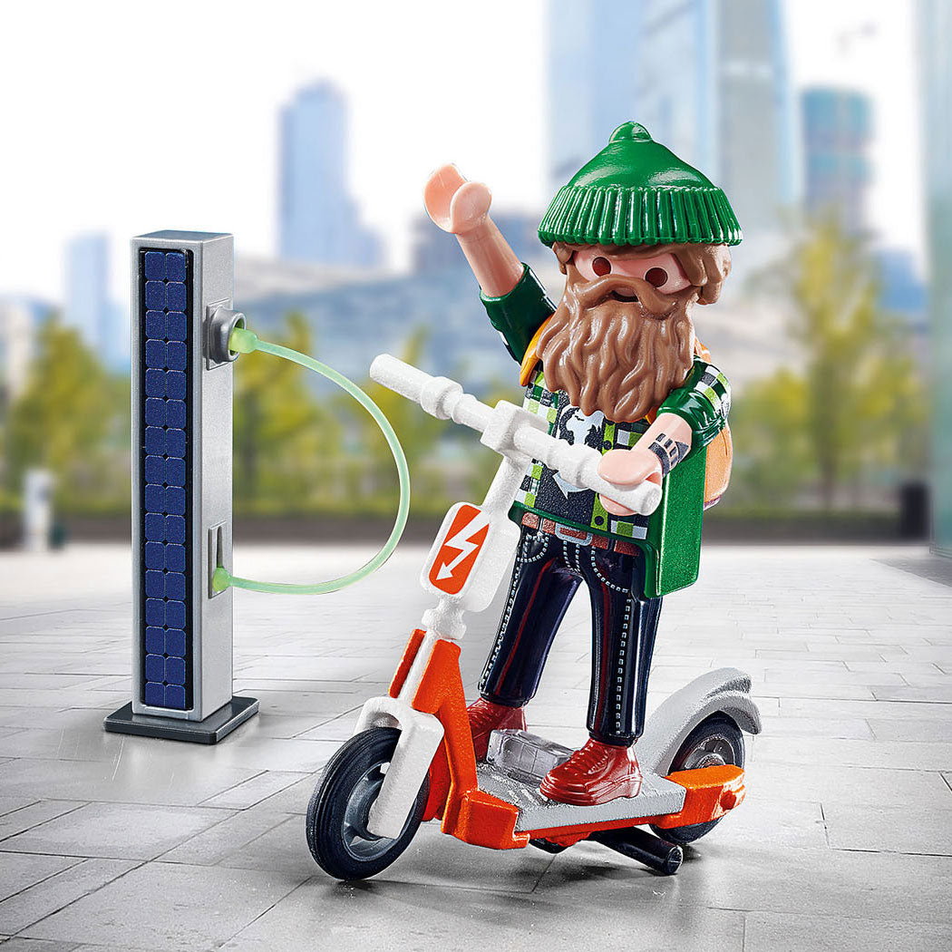 Playmobil Specials Hipster avec e-scooter 70873