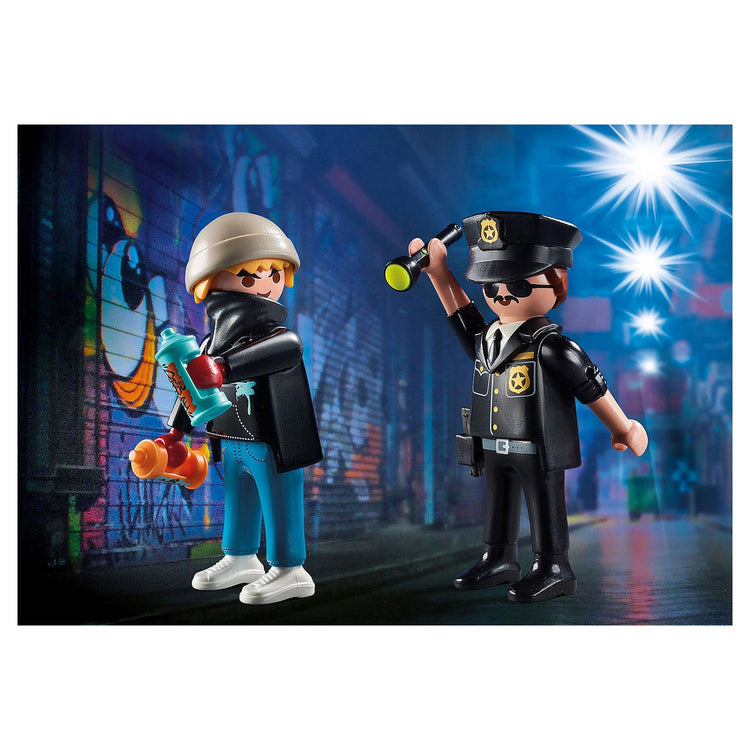 Playmobil City Action Agent de police de Duopack et Sproeier 70822