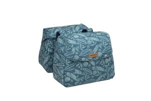 New LOOXS Joli Double Bicycle Bag, Water-Retotend, 37L, Forest Blue