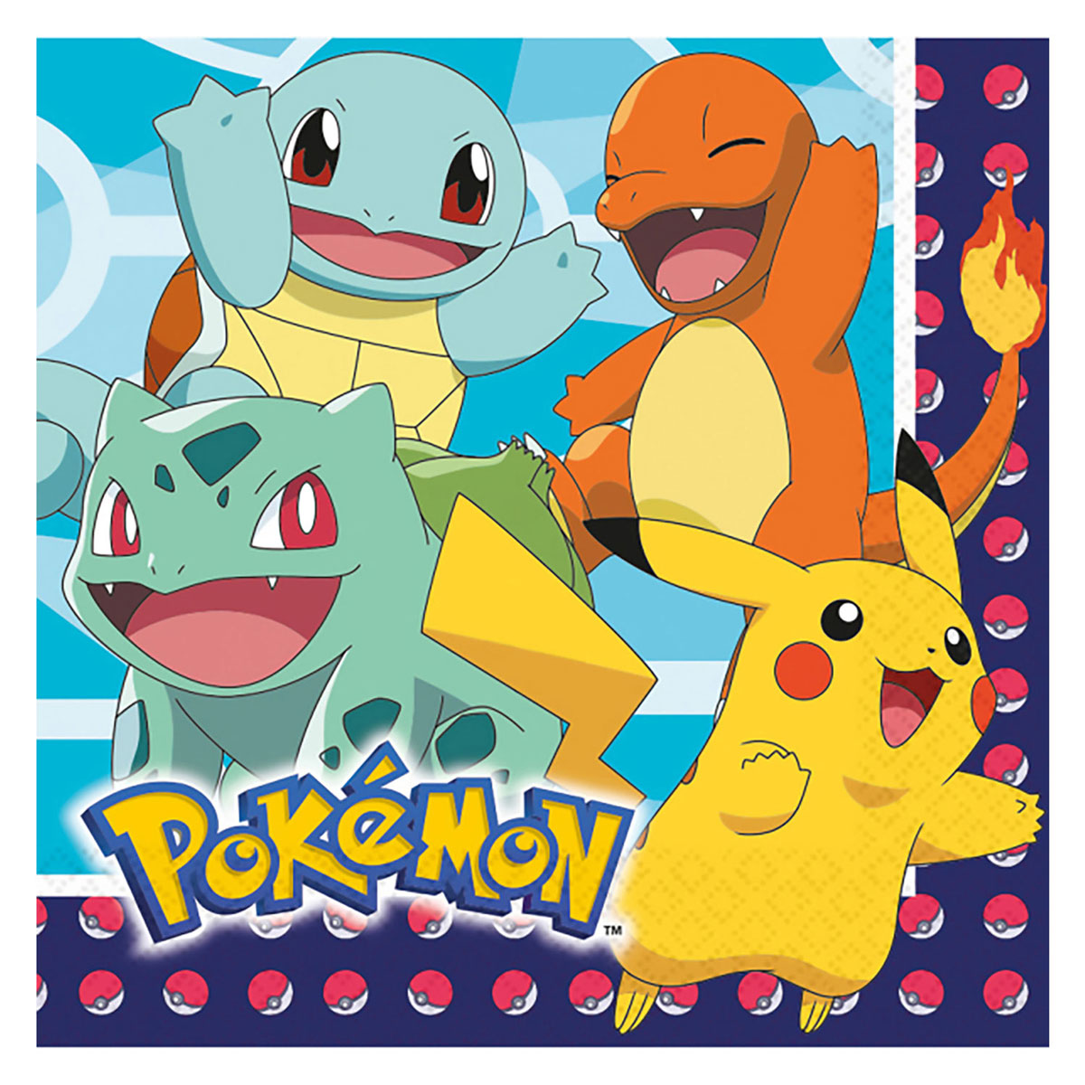 Haza Witbaard Pokemon serviettes, 16e.