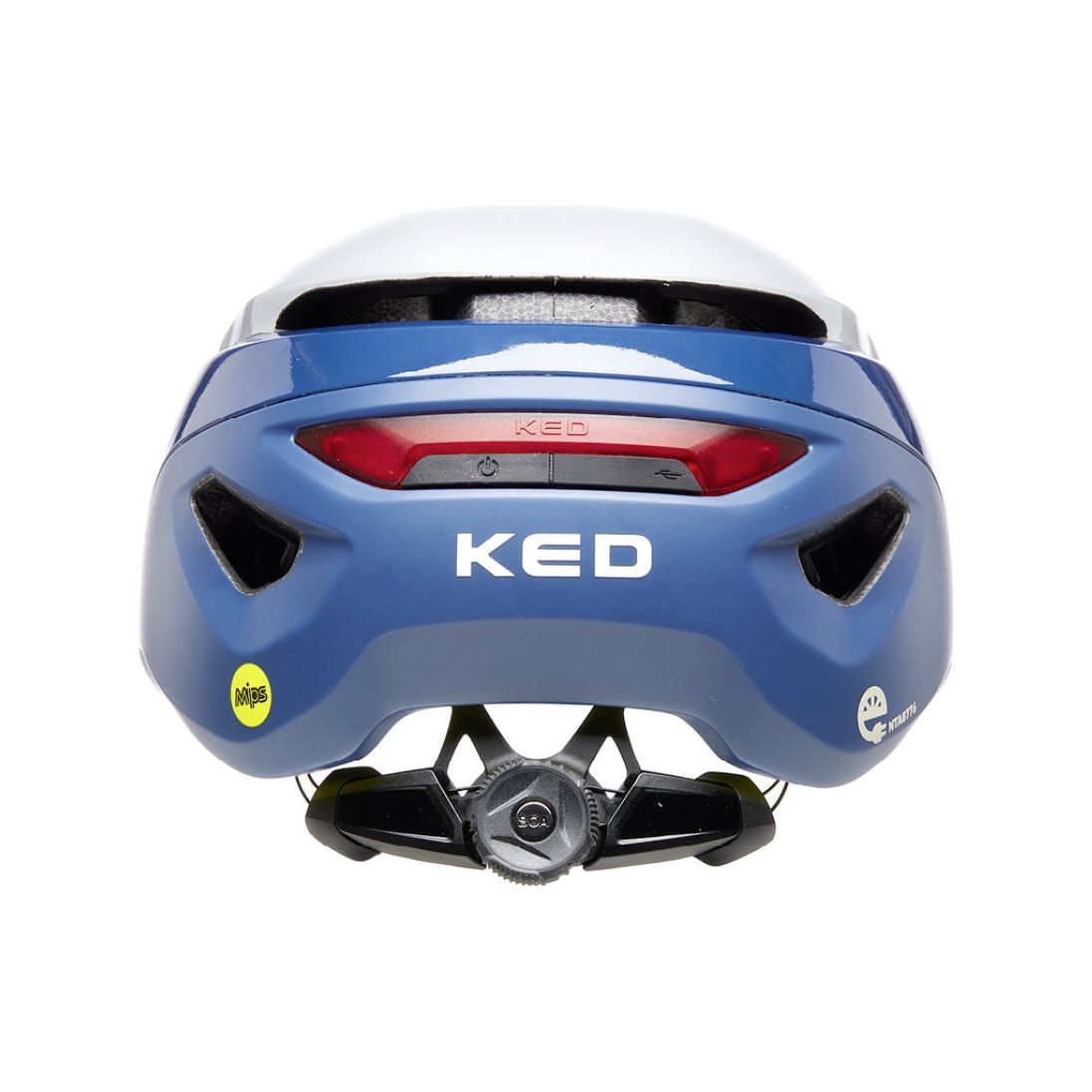 Casque de vélo Ked Mitro Ue-1 M (52-58cm) -Blauw Wit