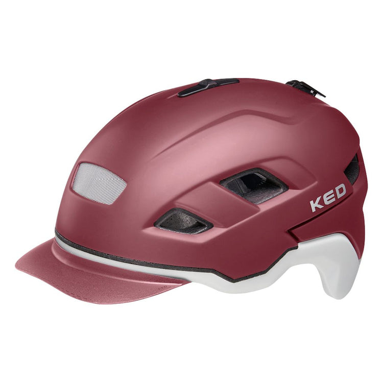Casque de vélo Ked Berlin M (52-58 cm) - Merlot Ash Matt