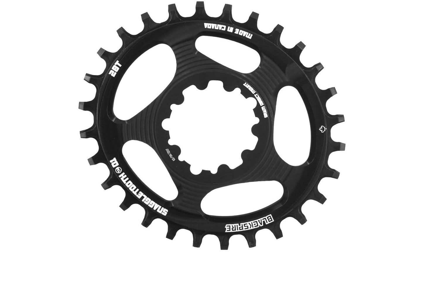 Blackspire - - chaîne supérieure supérieur Snaggletooth ovale Sram Spline 28 décalage de 6 mm