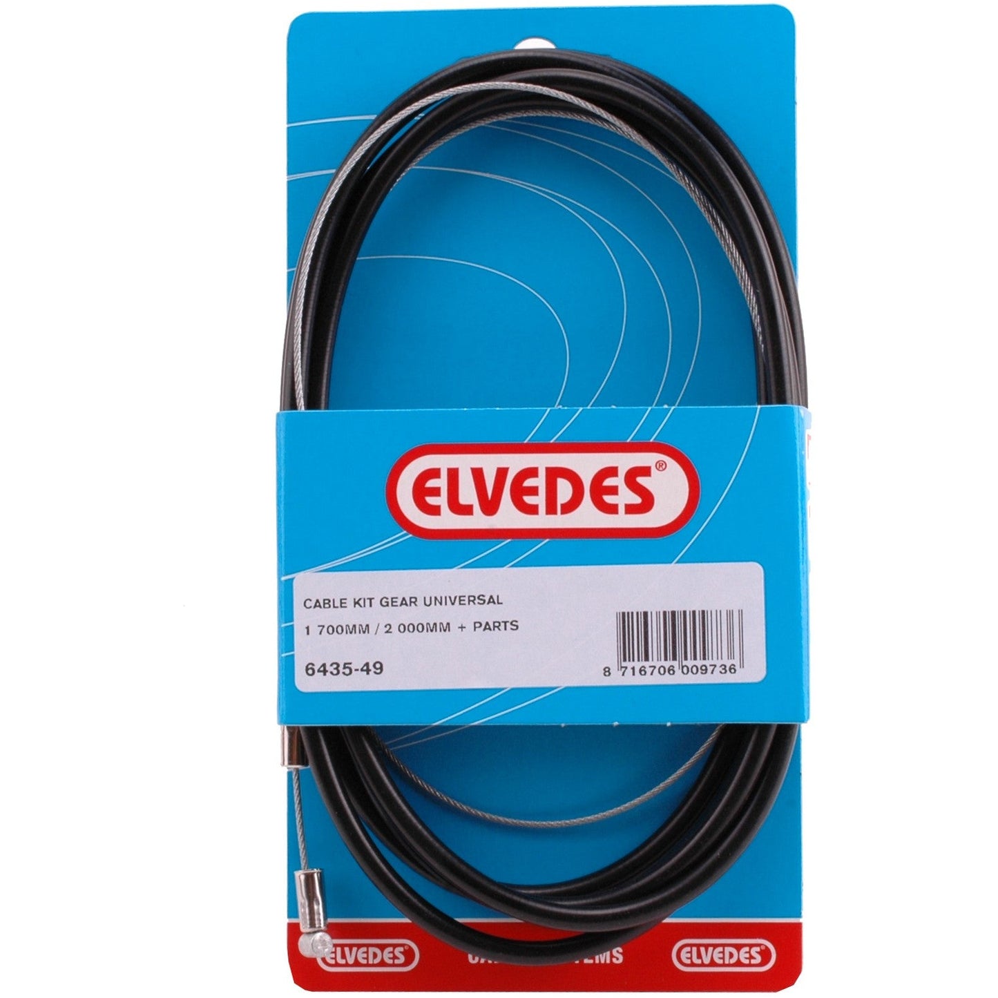 Câble de gaz Elvedes Ton 49 fils (6435-49)