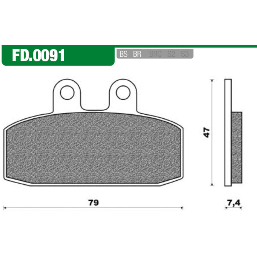 Définir les blocs de frein FD0091