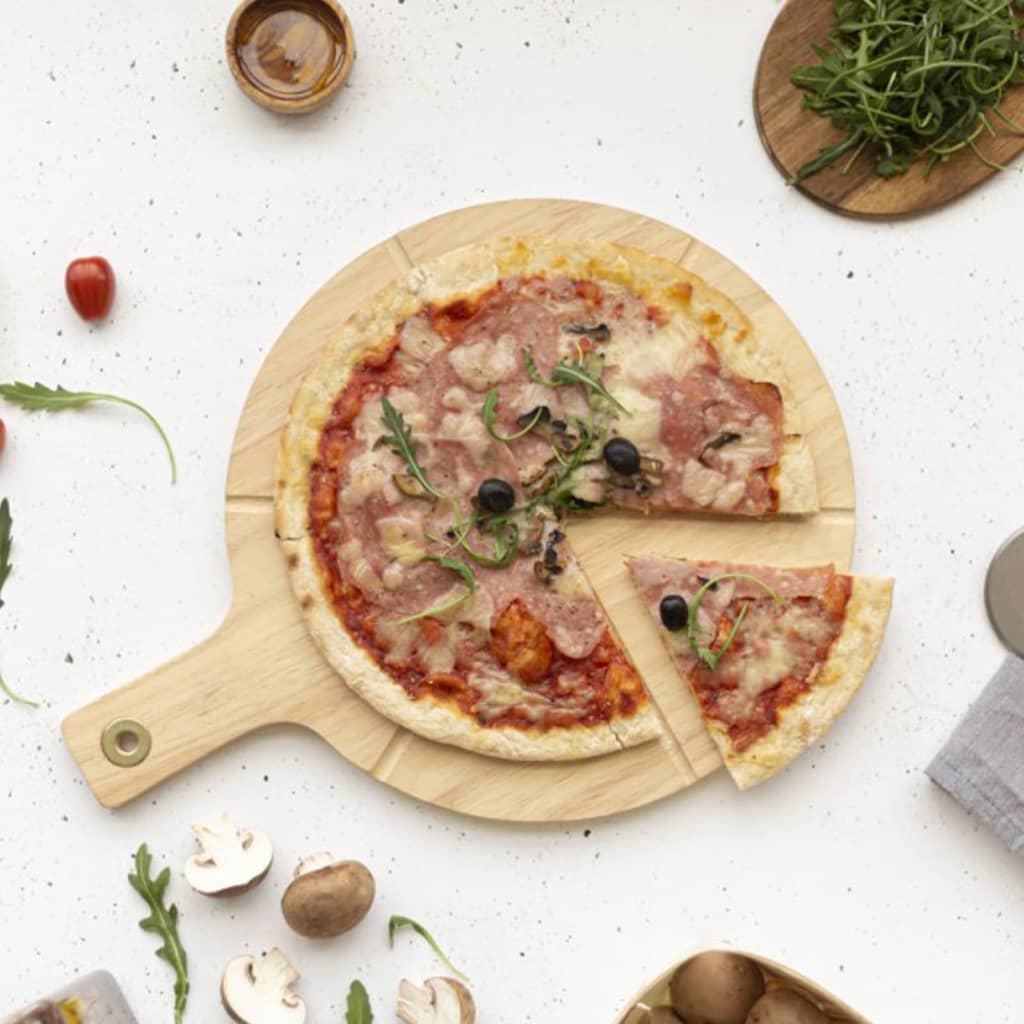 Livoo Livoo Pizzasnijs Set 30 cm Bois