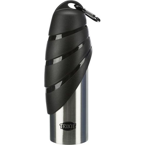 Bouteille de boisson Trixie en acier inoxydable avec des assortis de bol à boire en plastique
