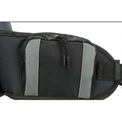 Sac de hanche trixie gris noir réglable