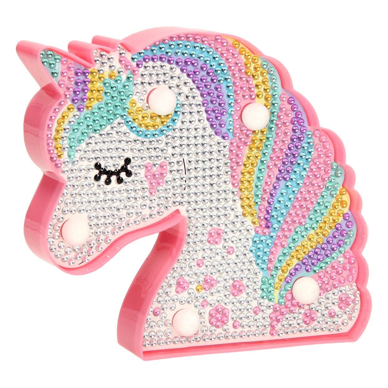 Lampe de licorne d'art diamant